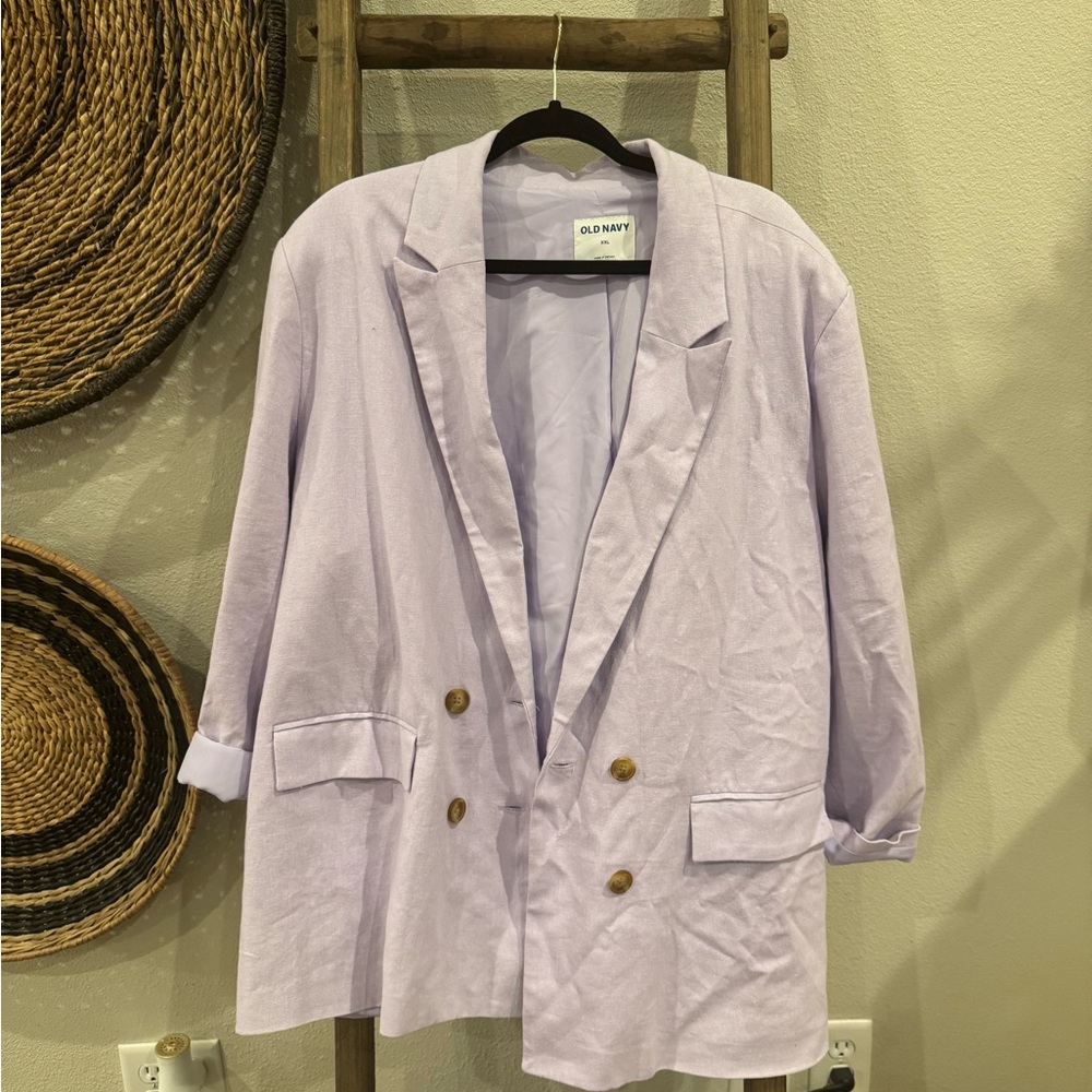 Old navy blazer, lavender